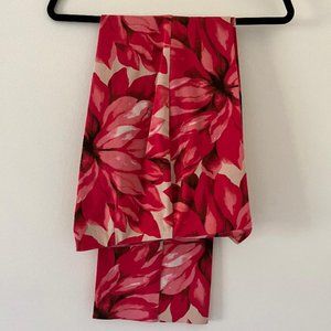 INC Red Floral Pants Size 6